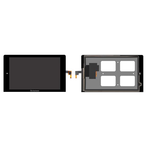 Дисплей для Lenovo B6000 Yoga Tablet 8, черный, без рамки, #N080ICE GB0 MCF 080 1070 V4