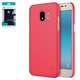 Чехол Nillkin Super Frosted Shield для Samsung J250 Galaxy J2 (2018), красный, матовый, пластик, #6902048153509