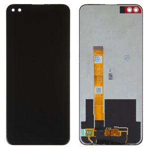 Дисплей для Realme X50 5G, черный, без рамки, High Copy, RMX2144, 36672C 1051000008