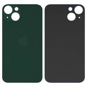 Задняя панель корпуса для iPhone 13, зеленая, не нужно снимать стекло камеры, Copy, big hole