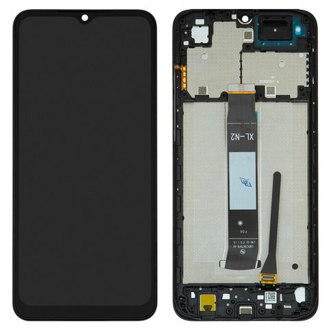 Дисплей для Xiaomi Poco C50, Poco C51, Redmi A1, Redmi A1 Plus, Redmi A2, Redmi A2 Plus, чорний, з рамкою, Original PRC 