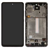 Дисплей для Samsung A525 Galaxy A52, A526 Galaxy A52 5G, чорний, з рамкою, High Copy, (OLED 6,42")