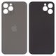 Задня панель корпуса для iPhone 12 Pro Max, сіра, не потрібно знімати скло камери, Original (PRC), big hole, graphite