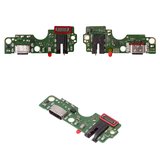 Шлейф для Tecno Spark 20 (KJ5), Spark Go (2024) (BG6); Infinix Hot 40i (X6528B), Smart 8 (X6525), коннектора зарядки, с компонентами, плата зарядки