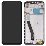 Дисплей для Xiaomi Redmi 10X 4G, Redmi Note 9, чорний, з рамкою, (Box), M2003J15SC, M2003J15SG, M2003J15SS