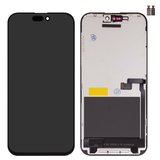 Дисплей для iPhone 16 Pro Max, чорний, з рамкою, Copy, (TFT), ZY, LTPS FHD