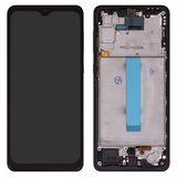 Дисплей для Samsung A336 Galaxy A33 5G, чорний, з рамкою, Сopy, з широким обідком, (TFT)