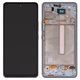 Дисплей для Samsung A536 Galaxy A53 5G, синий, с рамкой, High Copy, original LCD size, (OLED)
