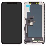 Дисплей для iPhone XS, чорний, з рамкою, Copy, (TFT), GXYK