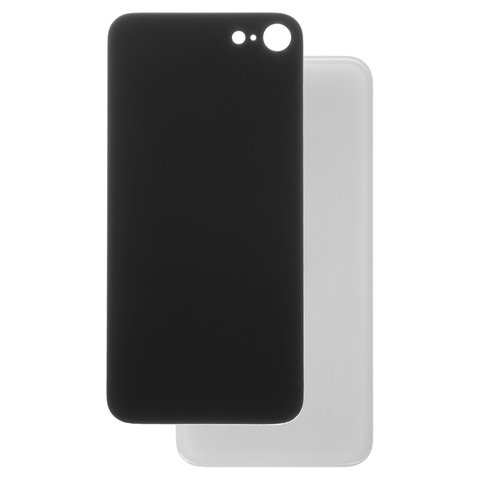 Housing Back Cover compatible with iPhone SE 2020, white, need to remove the camera glass, small hole 