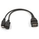 Cable micro-USB OTG, alimentación micro USB, 2 en 1, tipo1