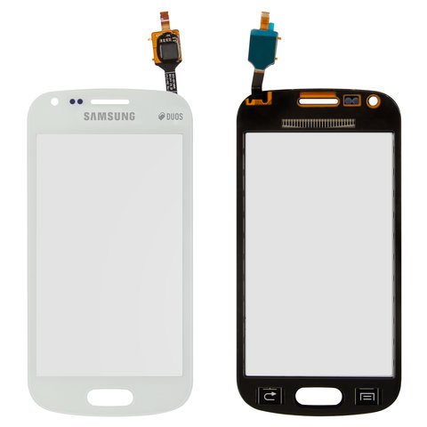 Touchscreen compatible with Samsung S7582 Galaxy Trend Plus Duos, white 