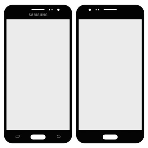 Housing Glass compatible with Samsung J320H DS Galaxy J3 2016 , black 