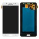 LCD compatible with Samsung J510 Galaxy J5 (2016), (white, without frame, Original (PRC), original glass)