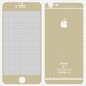 Tempered Glass Screen Protector All Spares compatible with Apple iPhone 6 Plus, iPhone 6S Plus, (0,26 mm 9H, front and back, golden)
