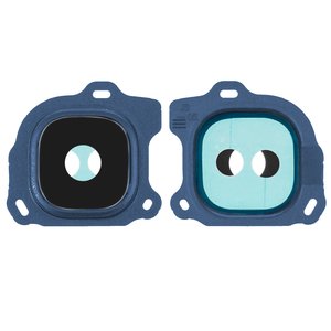 Camera Lens compatible with Samsung J600F Galaxy J6, J600GZ Galaxy On6, dark blue, with frames 