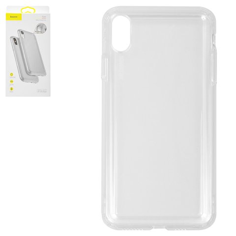 Case Baseus compatible with iPhone XS Max, colourless, transparent, protective, silicone  #ARAPIPH65 SF02