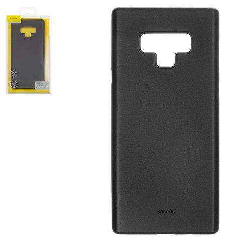 Case Baseus compatible with Samsung N960 Galaxy Note 9, black, Ultra Slim, matt, plastic  #WISANOTE9 E01