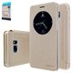 Case Nillkin Sparkle laser case compatible with Samsung N930F Galaxy Note 7, (golden, flip, PU leather, plastic) #6902048150454