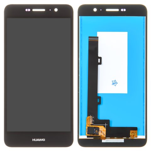 Pantalla LCD puede usarse con Huawei Y6 Pro, negro, Logo Huawei, sin marco, High Copy, TIT AL00 TIT U02