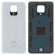 Housing Back Cover compatible with Xiaomi Redmi Note 9 Pro, (white, 64 MP, M2003J6B2G)