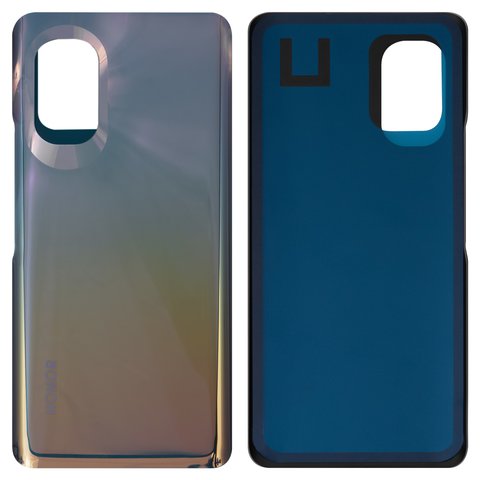 Housing Back Cover compatible with Huawei Honor 50 SE, silver, Logo Honor 