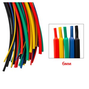 Heat Shrink Tube, 1 m, 6.0 mm, yellow 