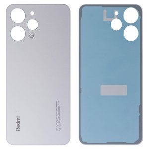 Housing Back Cover compatible with Xiaomi Redmi 12, gray 
