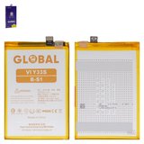 Battery Mechanic B-S1 compatible with Vivo Y21, Y21s, Y33s, (Li-Polymer, 3.87 V, 4910 mAh)