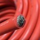 Alambre con aislamiento de silicona 0AWG, 95 мм², 1 m, rojo, UL3135