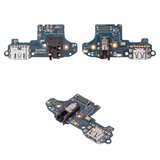 Flat Cable compatible with Realme 3, 3i, (headphone connector, charge connector, with microphone, Copy, charging board)