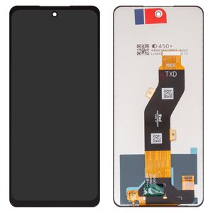 Pantalla LCD puede usarse con ZTE Blade A75 4G, Blade V60 Design, Nubia V60 Design, negro, sin marco, High Copy, Z2350 