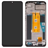 LCD compatible with Realme C61, (black, with frame, Original (PRC), RMX3939, RMX3930)