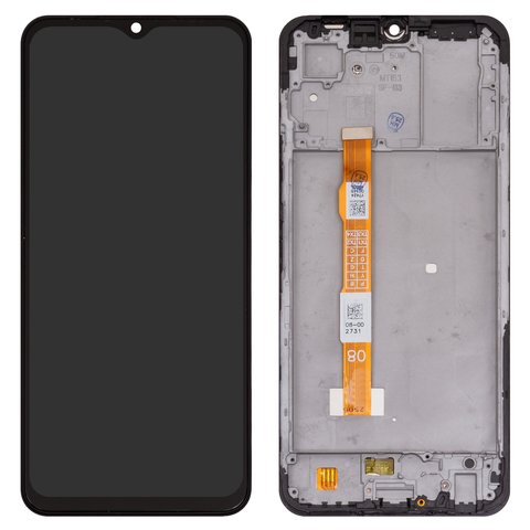 Дисплей для Vivo Y33s, черный, с рамкой, High Copy