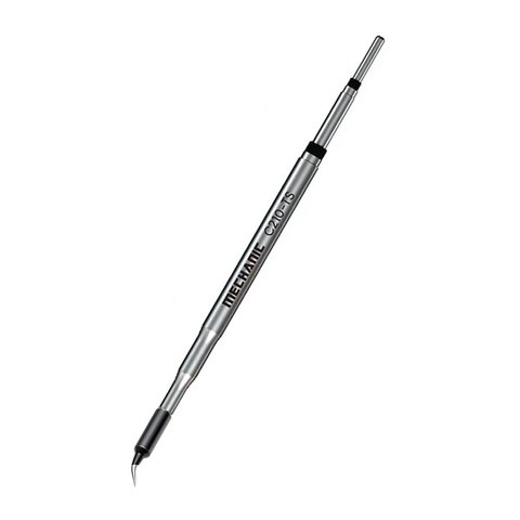 Punta para cautín Mechanic C210 TS, curvada, negro