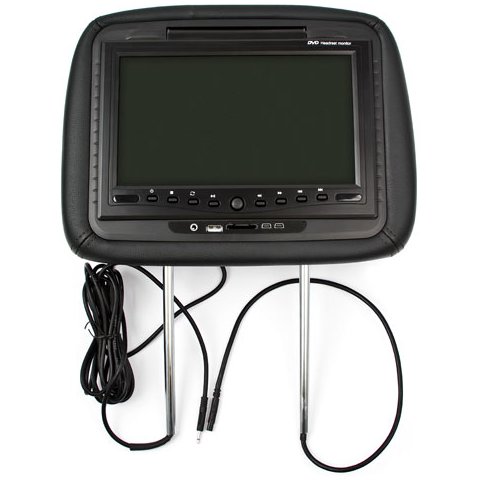 Car 9" TFT LCD Headrest Monitor with DVD player