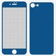 Tempered Glass Screen Protector All Spares compatible with Apple iPhone 7, (0,26 mm 9H, front and back, dark blue)