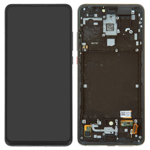 LCD compatible with Xiaomi Mi 9T, Mi 9T Pro, Redmi K20, Redmi K20 Pro, black, with frame, original change glass  , M1903F10G, M1903F11G, M1903F10I, M1903F11I 
