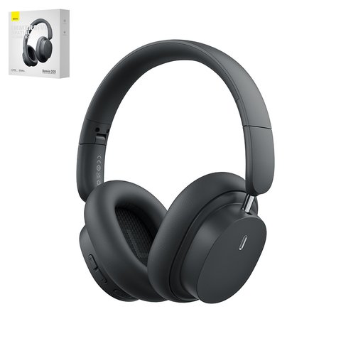 Earphones Baseus Bowie D05, gray, wireless, bluetooth 5.3 #NGTD020213