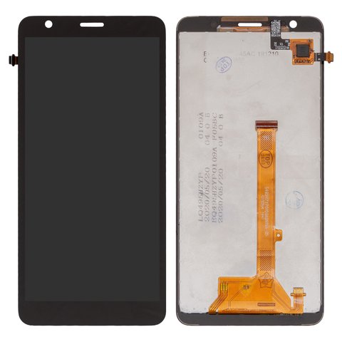 LCD compatible with ZTE Blade A3 2019 , Blade L8, Blade L9, black, without frame, original change glass 