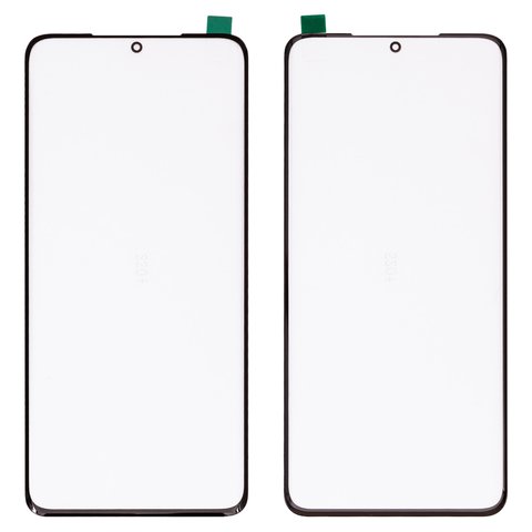 Housing Glass G+OCA PRO compatible with Samsung G985 Galaxy S20 Plus, G986 Galaxy S20 Plus 5G, with OCA film, black 
