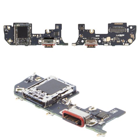 Flat Cable compatible with Xiaomi 14T Pro, charge connector, with components, Original PRC , charging board 