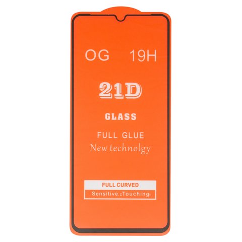 Tempered Glass Screen Protector compatible with Xiaomi Poco C40, Redmi 10C, Redmi 12C, Full Glue, compatible with case, without package, without wipes , black 