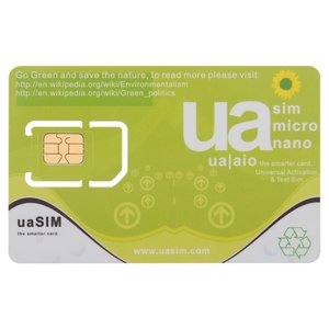 ua SIM tarjeta SIM universal para activar y probar el iPhone  3G 3GS 4 4S 5 5C 5S 5SE 6 6 Plus 6S 6S 7 7 Plus