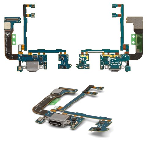 Cable flex puede usarse con Samsung N930F Galaxy Note 7, del conector de carga, con componentes