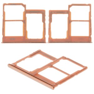 Sujetador de tarjeta SIM puede usarse con Samsung A202F DS Galaxy A20e, anaranjado, coral