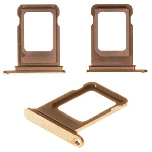 Sujetador de tarjeta SIM puede usarse con iPhone 12 Pro, iPhone 12 Pro Max, dorado, single SIM