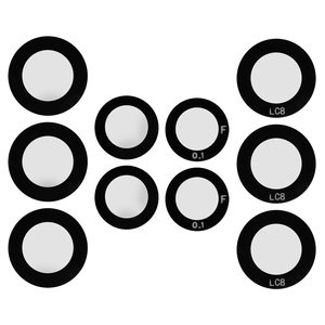 Vidrio de cámara puede usarse con Samsung A235 Galaxy A23, A236B Galaxy A23 5G, negro, sin marco, juego de 5 uds.