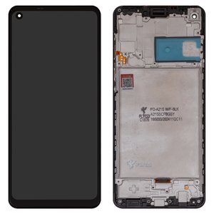 Pantalla LCD puede usarse con Samsung A217 Galaxy A21s, negro, con marco, FLYCDI