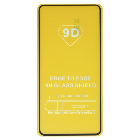 Vidrio de protección templado puede usarse con Huawei P40, Full Glue, compatible con estuche, sin embalaje, sin pañuelos , negro